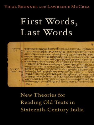 cover image of First Words, Last Words